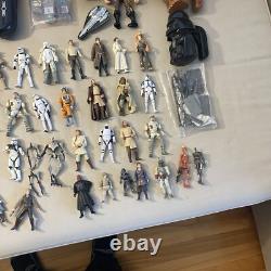 HUGE STAR WARS Vintage & modern star wars lot 50+ action figure & other stuff