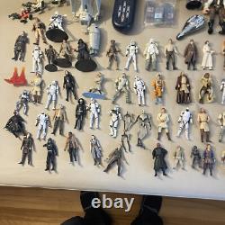 HUGE STAR WARS Vintage & modern star wars lot 50+ action figure & other stuff