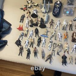 HUGE STAR WARS Vintage & modern star wars lot 50+ action figure & other stuff