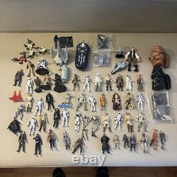 HUGE STAR WARS Vintage & modern star wars lot 50+ action figure & other stuff