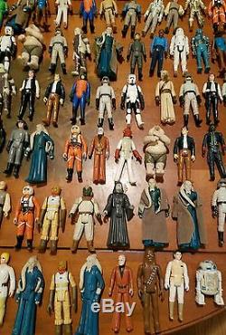 HUGE Vintage Star Wars Action Figure Lot of 130 Kenner LFL Figures LOW RESERVE