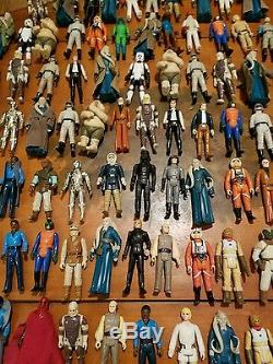 HUGE Vintage Star Wars Action Figure Lot of 130 Kenner LFL Figures LOW RESERVE