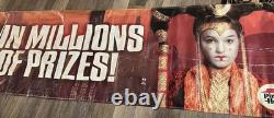 Huge 12 Ft Long Star Wars Phantom Menace Vintage PIZZA HUT Double Sided Banner