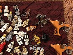 Huge LEGO Star Wars Minifigures Lot Old Vintage Clone Trooper Jedi Darth Vader