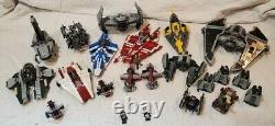 Huge Lego Star Wars LOT (20+) Vintage Sets Furry-Class, A-Wing, Starfighter etc