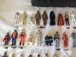 Huge Lot 1977-84 Set 81 Vintage Star Wars Action Figures withWeapons & Variants