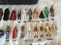 Huge Lot 1977-84 Set 81 Vintage Star Wars Action Figures withWeapons & Variants