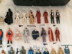 Huge Lot Complete Set 92 Vintage Star Wars Action Figures withWeapons & Variants