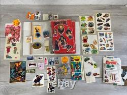 Huge Lot Of Vintage Stickers, Flash Gordon, Q Bert, Krull, Star Wars, A Team