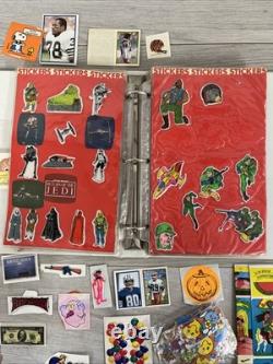 Huge Lot Of Vintage Stickers, Flash Gordon, Q Bert, Krull, Star Wars, A Team