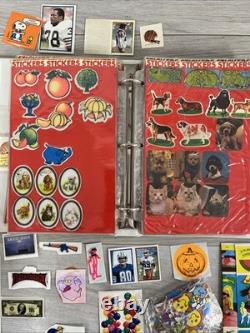 Huge Lot Of Vintage Stickers, Flash Gordon, Q Bert, Krull, Star Wars, A Team
