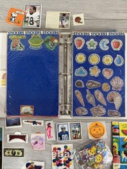 Huge Lot Of Vintage Stickers, Flash Gordon, Q Bert, Krull, Star Wars, A Team