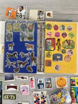 Huge Lot Of Vintage Stickers, Flash Gordon, Q Bert, Krull, Star Wars, A Team