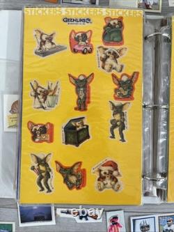 Huge Lot Of Vintage Stickers, Flash Gordon, Q Bert, Krull, Star Wars, A Team