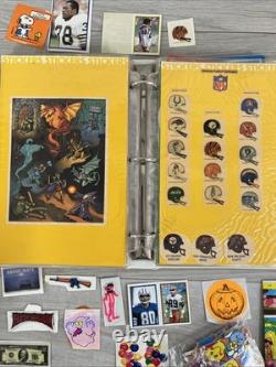 Huge Lot Of Vintage Stickers, Flash Gordon, Q Bert, Krull, Star Wars, A Team