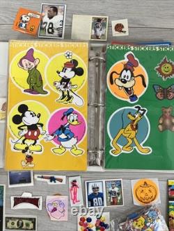 Huge Lot Of Vintage Stickers, Flash Gordon, Q Bert, Krull, Star Wars, A Team