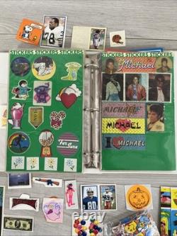 Huge Lot Of Vintage Stickers, Flash Gordon, Q Bert, Krull, Star Wars, A Team