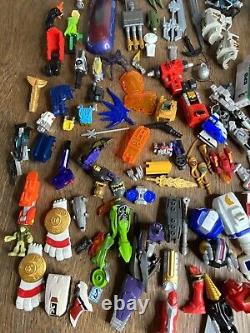 Huge Lot Vintage Transformers Hasbro Bandai Power Rangers Figures Star Wars