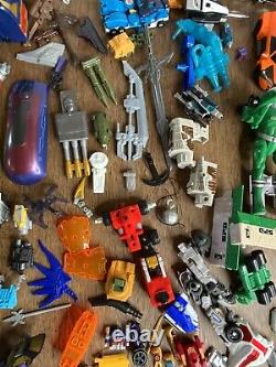 Huge Lot Vintage Transformers Hasbro Bandai Power Rangers Figures Star Wars