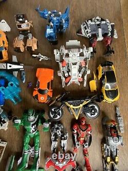 Huge Lot Vintage Transformers Hasbro Bandai Power Rangers Figures Star Wars