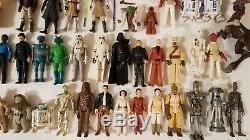 Huge Lot of 85 Star Wars Action FiguresVINTAGELEGACYSAGAHASBROKENNERBLACK2