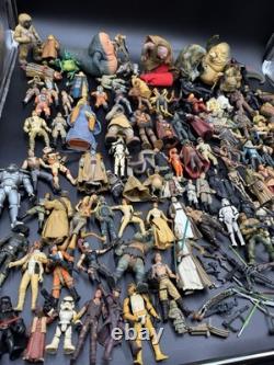 Huge Star Wars Action Figure Lot Vintage Collection & More