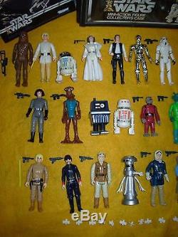 Huge Vintage 32 Figure Star Wars Lot Collection Original Storyline Grouping