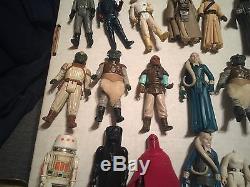 Huge Vintage Star Wars Figure Lot Of 148 Figures, 5 Cases, 120 Misc Weapons