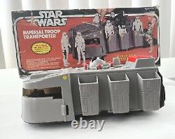 IMPERIAL TROOP TRANSPORTER Vintage 1977 Star Wars Nearly Complete w Partial Box