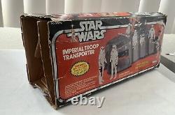 IMPERIAL TROOP TRANSPORTER Vintage 1977 Star Wars Nearly Complete w Partial Box