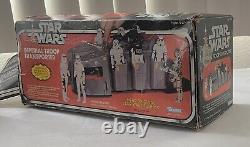 IMPERIAL TROOP TRANSPORTER Vintage 1977 Star Wars Nearly Complete w Partial Box