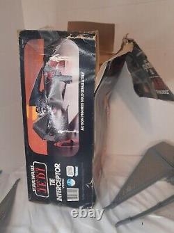 Imperial Tie Interceptor 100% Complete Star Wars ROTJ Vintage 1983 Kenner w Box