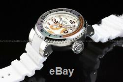 Invicta Men 52MM Pro Diver Limited Ed Star Wars BB8 Antique Silver Orange Watch