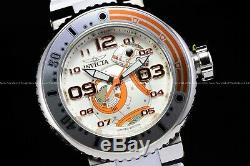 Invicta Men 52MM Pro Diver Limited Ed Star Wars BB8 Antique Silver Orange Watch