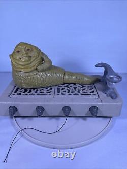 Jabba The Hutt Action Playset Near Complete Star Wars ROTJ 1983 Kenner Vintage