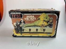 Jabba The Hutt Vintage Star Wars Playset Complete with Box 1983 Kenner Sealed Bags