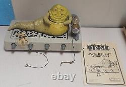 Jabba the Hutt Throne Room Playset 100% Complete Star Wars ROTJ 1983 Vintage