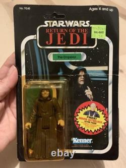 KENNER 1984 The Emperor ROTJ #71240 Star Wars Vintage Action Figure Unpunched