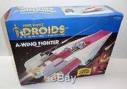 KENNER Star Wars DROIDS Vintage A-WING FIGHTER Vehicle in Box MIB 1985