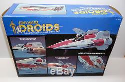 KENNER Star Wars DROIDS Vintage A-WING FIGHTER Vehicle in Box MIB 1985