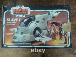 Kenner STAR WARS ESB SLAVE-1 Complete with BOX and Boba Fett Vintage 1981