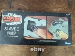Kenner STAR WARS ESB SLAVE-1 Complete with BOX and Boba Fett Vintage 1981