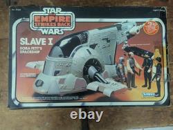 Kenner STAR WARS ESB SLAVE-1 Complete with BOX and Boba Fett Vintage 1981