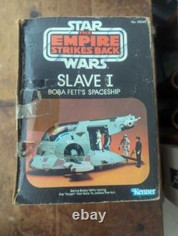 Kenner STAR WARS ESB SLAVE-1 Complete with BOX and Boba Fett Vintage 1981