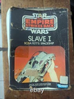Kenner STAR WARS ESB SLAVE-1 Complete with BOX and Boba Fett Vintage 1981