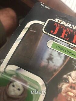 Kenner Star Wars Vintage ROTJ Chief Chirpa 77 Back No Offer MOC POP