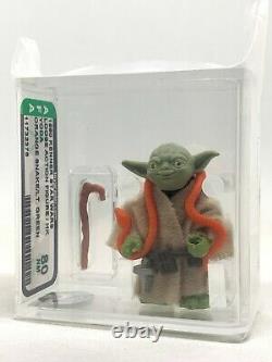 Kenner Star Wars Yoda Light Green Orange Snake HK AFA 80 loose vintage CAS