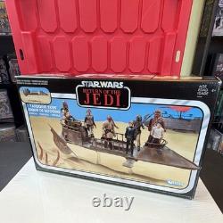 Kenner The Vintage Collection Star Wars ROTJ Tatooine Skiff Vehicle + 3 Figures