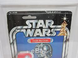 Kenner Vintage Moc 1978 Star Wars New Hope 21-back Death Star Droid Afa 80 Afa80