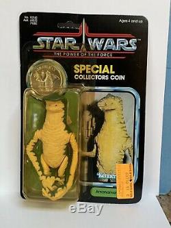 Kenner Vintage Star Wars Power of the Force AMANAMAN 1984 MOC 92 Back Unpunched